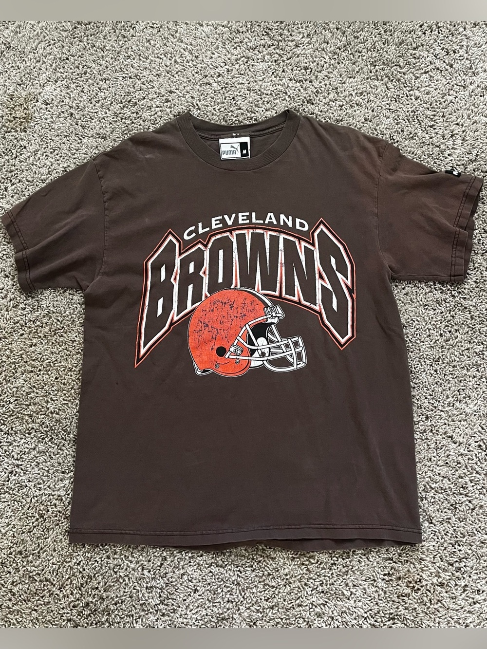 Puma Cleveland Browns Vintage Logo Tee